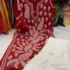 Georgette_bell_sleeves_kurti_with_pearl_and_chikankari_work
