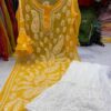 Georgette_bell_sleeves_kurti_with_pearl_and_chikankari_work