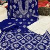 Georgette_faizia_daman_kurti_and_stol_with_chikankari_work