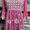 Georgette_short_top_with_chikankari_work