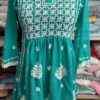 Georgette_short_top_with_chikankari_work