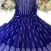 Georgette__kali_anarkali_kurti_with_chikankari_work