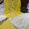 Georgette_khajur_jaal_kurti_with_chikankari_work