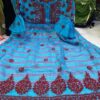 Kota_cotton_bell_sleeves_gown_with_chikankari_work