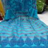 Kota_cotton_bell_sleeves_gown_with_chikankari_work