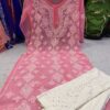 Georgette_panel_kurti_with_pearl_and_chikankari_work