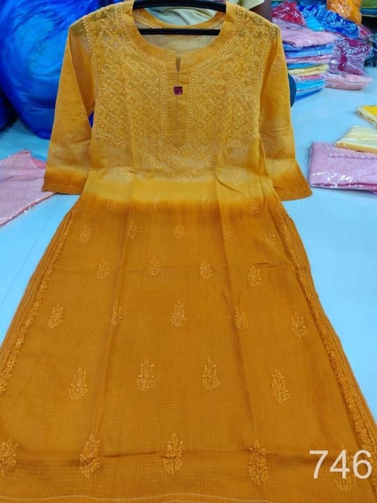 Kota_cotton_daul_shade_kurti_with_chikankari_work