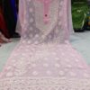 Georgette_chari_jaal_kurti_with_chikankari_work