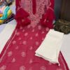 Georgette_bell_sleeves_rose_kurti__with_Chikankari_work
