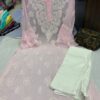 Georgette_bell_sleeves_rose_kurti__with_Chikankari_work