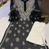 Georgette_bell_sleeves_rose_kurti__with_Chikankari_work