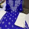 Georgette_bell_sleeves_rose_kurti__with_Chikankari_work