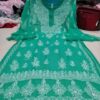 Georgette_bell_sleeves_kurti_with_chikankari_work