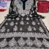 Georgette_bell_sleeves_kurti_with_chikankari_work