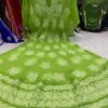 Georgette_matka_gown_with_chikankari_work