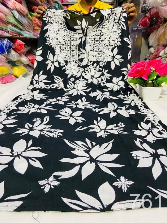 Soft_cotton_printed_kurti_with_chikankari_work