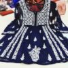 Georgette_short_top_with_Chikankari_work