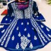 Georgette_short_top_with_Chikankari_work