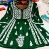 Georgette_short_top_with_Chikankari_work