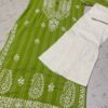 Lining_soft_cotton_kurti_with_chikankari_work