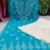 Georgette_gala_buti_kurti_with_chikankari_work