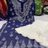 Georgette_gala_buti_kurti_with_chikankari_work