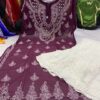 Georgette_gala_buti_kurti_with_chikankari_work