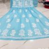 Georgette_rose_ghaspatti_embroidery_gown_with_chikankari_work
