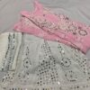 Georgette_side_chaak_gala_buti_kurti_with_mirror_and_chikankari_work