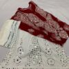 Georgette_side_chaak_gala_buti_kurti_with_mirror_and_chikankari_work