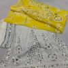Georgette_side_chaak_gala_buti_kurti_with_mirror_and_chikankari_work