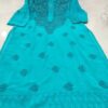 Georgette_hakoba_kurti_with_Mukesh_and_chikankari_work