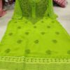 Georgette_hakoba_kurti_with_Mukesh_and_chikankari_work