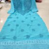 Georgette_hakoba_kurti_with_Mukesh_and_chikankari_work