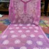 Georgette_buta_work_kurti_with_chikankari_work