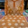 Georgette_buta_work_kurti_with_chikankari_work