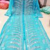 Georgette_khajur_jaal_kurti_with_mirror_and_Chikankari_work