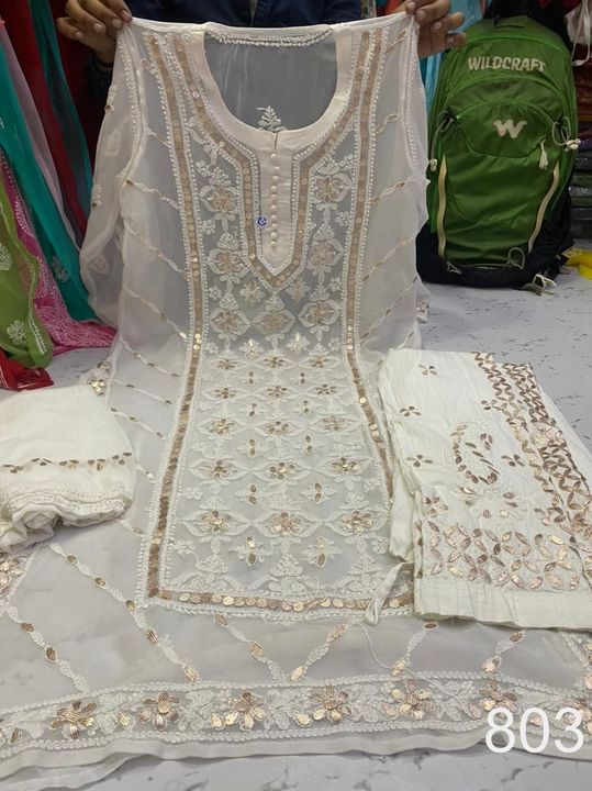 Georgette_panel_kurti_with_gota_nd_Chikankari_work