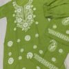 Cotton_kurti_plazzo_set_with_Chikankari_work