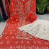 Georgette_bell_sleeves_panel_kurti_with_mirror_and_chikankari_work