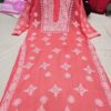 Georgette_gala_buti_kurti_with_chikankari_work