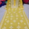 Georgette_gala_buti_kurti_with_chikankari_work