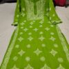 Georgette_gala_buti_kurti_with_chikankari_work