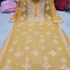 Georgette_gala_buti_kurti_with_chikankari_work