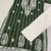 Denim_cotton_gala_buti_kurti_with_chikankari_work