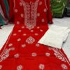 Pure_cotton_kurti_and_pant_set_with_chikankari_work