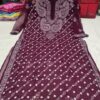 Georgette_keel_Patti_jaal_kurti_with_chikankari_work