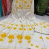 Slub_Rayon_cotton_gown_set_with_chikankari_work