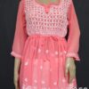 Georgette_short_gown_with_chikankari_work