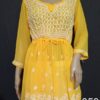 Georgette_short_gown_with_chikankari_work